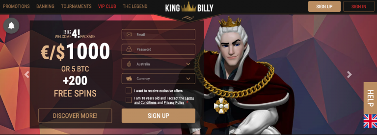 king billy review bonuses casinogurus